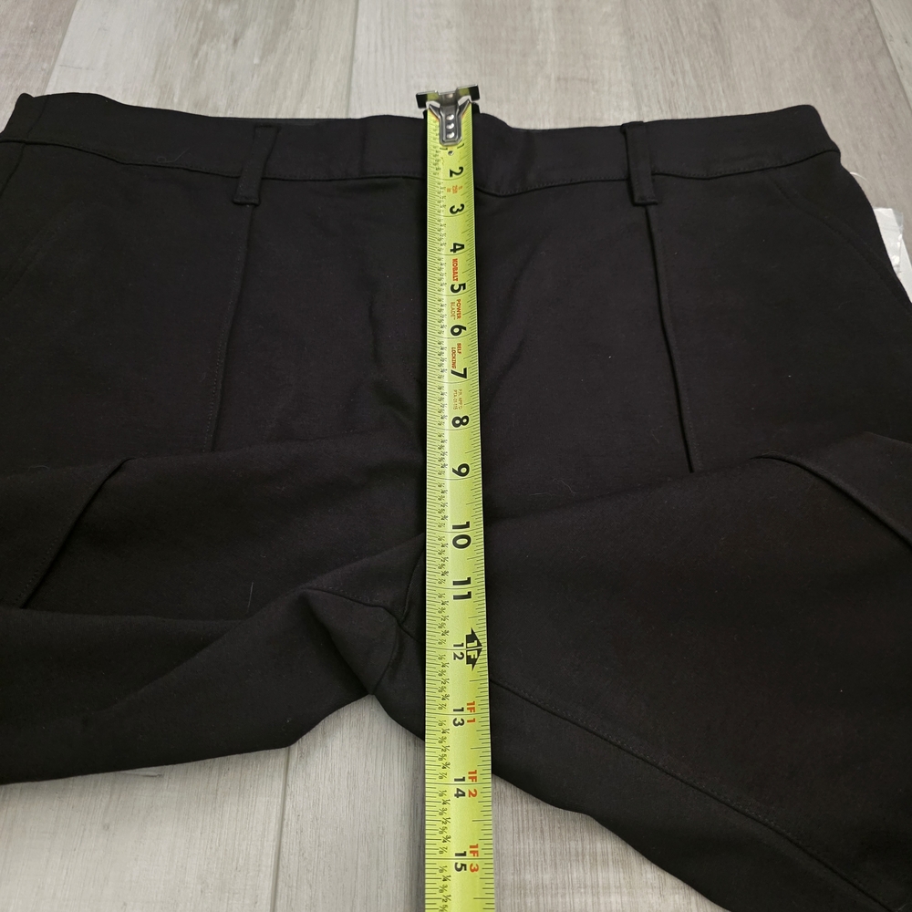 Cleo Petite Black Dress Pants Size 18 Straight Leg High Rise Work Career - Picture 11 of 13